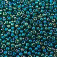 Bulk Bag Chartreuse Lined Green AB Miyuki 6/0 Seed Beads, 250g, Colour 0354