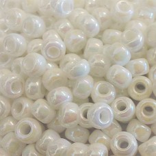 White AB Miyuki size 6/0 Colour  0402R, 250g