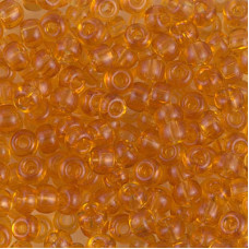 Miyuki Size 6 Seed Beads, Topaz Transparent, Colour 0133, 250 Gram wholesale pac...