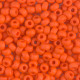 Matte Orange Opaque Miyuki size 6/0 Colour  0406F, wholesale pack of 250g approx.