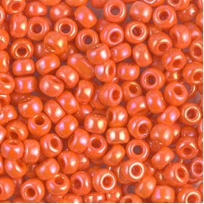 Orange Opaque AB finish Miyuki size 6/0 Colour  0406R, wholesale pack of 250g ap...