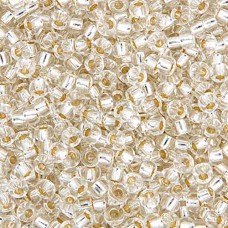 Crystal Silver Lined, Colour 0001 Miyuki 6/0 Seed Beads, 250g approx.