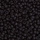 Bulk Bag Black Opaque Miyuki 11/0 Seed Beads, 250g, Colour 0401