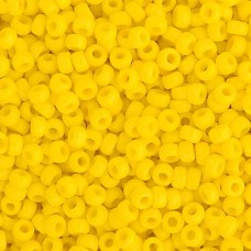 Bulk Bag Yellow Opaque Miyuki 6/0 Seed Beads, 250g, Colour 0404