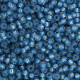 Denim Blue Silver Lined Dyed Alabaster Miyuki 6/0 Seed Beads, 250g, Colour 0648 Denim Blue Silver Lined Dyed Alabaster Miyuki 6/0 Seed Beads, 250g, Colour 0648