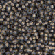 Dark Gray Silver Lined Dyed Alabaster Miyuki 6/0 Seed Beads, 250g, Colour 0650