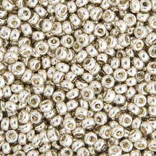 Bulk Bag Silver Galvanized Miyuki 6/0 Seed Beads, 250g, Colour 1051