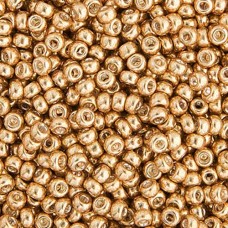 Gold Galvanized Miyuki 6/0 Seed Beads, 250g, Colour 1052