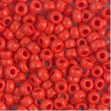 Red Vermilion Opaque Miyuki size 6/0 Colour  0407, 250g Wholesale pack