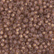 Rose Bronze Silver Lined Dyed Alabaster Miyuki 8/0 Seed Beads, 250g, Colour 0641 Rose Bronze Silver Lined Dyed Alabaster Miyuki 8/0 Seed Beads, 250g, Colour 0641