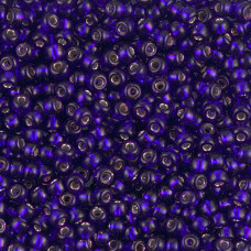 Dyed Silver Lined Dark Violet, Miyuki Size 8/0 seed beads,, Colour 1427,  250 Gr...