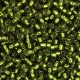 Miyuki Size 8 Seed Beads, Olive Silver Lined, Colour 0026, 22 Grams
