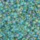 Seagreen AB Lined-Dyed Miyuki 8/0 Seed Beads, 250g, Colour 0263