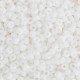 Chalk White Opaque Matte Miyuki 8/0 Seed Beads, 250g, Colour 0402F