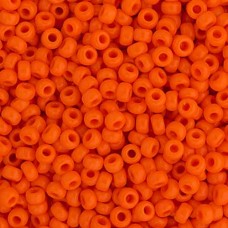 Orange Opaque Miyuki 8/0 Seed Beads, 250g, Colour 0406