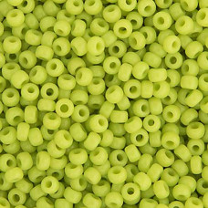 Chartreuse Matte Opaque Miyuki 8/0 Seed Beads, 250g, Colour 0416FR