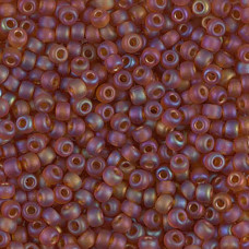 Matte Transparent Topaz AB Miyuki 8/0 Seed beads, colour 0133FR, 250g approx.