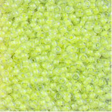 Luminous Limeade Miyuki 8/0 Seed beads, colour 1119, 250g Wholesale Pack.