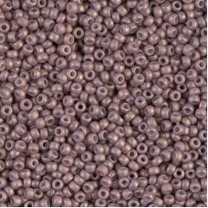 Matte Opaque Dusty Mauve Miyuki Size 8/0 seed beads, Colour 2027, 250gm Wholesal...