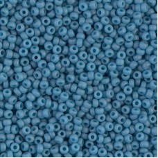 Matte Opaque Pale Denim Luster Miyuki Size 8/0 seed beads, Colour 2074, 250gm Wh...