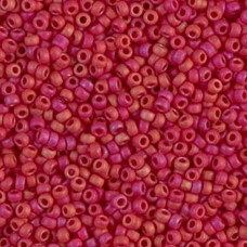 Matte Opaque Red Luster Miyuki Size 8/0 seed beads, Colour 2076, 250gm Wholesale...