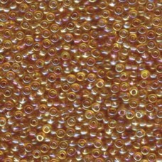 Transparent Light Topaz AB Miyuki Size 8/0 seed beads, Colour 0251, 250gm Wholes...