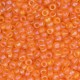 Orange Transparent AB Matte, Miyuki 8/0 Seed Beads, Colour 0138FR, 22 Grams