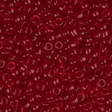 Transparent Red, Miyuki 15/0 Seed Beads, 100g approx, Colour 141