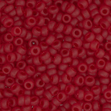 Ruby Transparent Matte, Miyuki 11/0 Seed Beads, Colour 0141F, 250 Grams