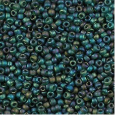 Matte Transparent Dark Emerald AB, Size 8/0, Colour 0156FR, 250gm
