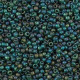 Matte Transparent Dark Emerald AB, Size 8/0, Colour 0156FR, 250gm Matte Transparent Dark Emerald AB, Size 8/0, Colour 0156FR, 250gm