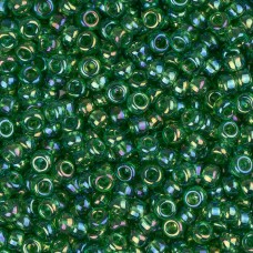 Green AB Luster, Miyuki 11/0 Seed Beads, Colour 0179, 250 Grams