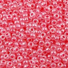 Carnation Pink Ceylon, Miyuki Size 8/0 Seed Beads, Colour 0535, 250 Grams