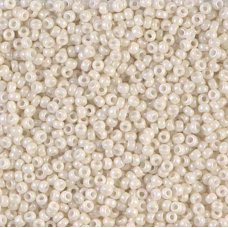 Opaque Limestone Luster Miyuki Size 8/0 seed beads, Colour 0600, 250gm