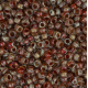 Transparent Light Smoky Topaz Picasso Miyuki 11/0 Seed Beads, Colour 4505, 250 Grams