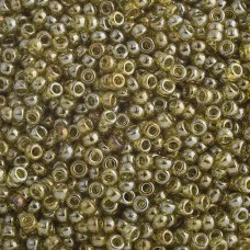 Transparent Golden Olive Luster Miyuki 11/0 Seed Beads, 250g, Colour 1889