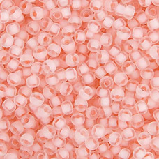 Crystal Baby Pink Lined Semi-frosted Miyuki 11/0 Seed Beads, 250g, Colour 1934 Crystal Baby Pink Lined Semi-frosted Miyuki 11/0 Seed Beads, 250g, Colour 1934