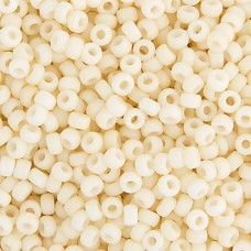 Bulk Bag, Matte Opaque Cream, Miyuki size 6/0 Colour  2021, 250g approx.