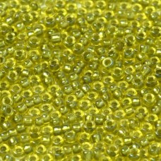 Bulk Bag Olive Fancy Lined Size 11/0 Miyuki Seed beads, Colour 3530, 250g