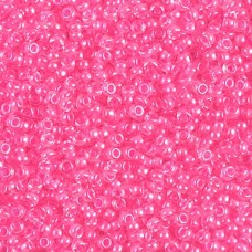 Colour Lined Pink Luminous Neon Color Miyuki 11/0 Seed Beads, 250g, Colour 4299
