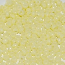 Opaque Light Lemon Ice Duracoat, Miyuki 15/0 Seed Beads, Colour 4451, 100g appro...
