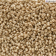 Duracoat Galvanised Light Champagne Miyuki 11/0 Seed Beads, Colour 5104, 100g Wh...