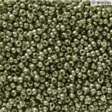 Duracoat Galvanised Dark Steel Green Miyuki 11/0 Seed Beads, Colour 5112, 100g W...