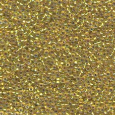 Bulk Bag Silver Lined Yellow AB -1006, Miyuki 11/0, 250gr Bag