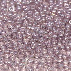Transparent Light Mauve Luster, Miyuki 11/0 Seed Beads, Colour 0168, 250 Grams