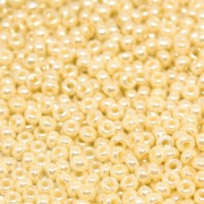 Opaque pearl cream ceylon luster Miyuki 11/0 seed beads, Colour 0441,  250g whol...