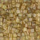 Bulk Bag Light Topaz w/Brown Picasso Tr. Colour 4501 Miyuki Tila Bead 50g bag