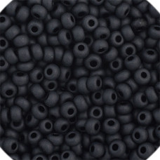 Black Matte Opaque, Size 8/0, 22g Black Matte Opaque, Size 8/0, 22g
