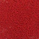 Opaque Medium Red Czech Seed Beads, Size 11/0, 22g