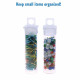 Display Tubes for beads and threads